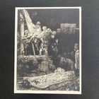 Rembrandt - The Descent of the Cross with the Torch - Heliogravure Amand-Durand 19th century