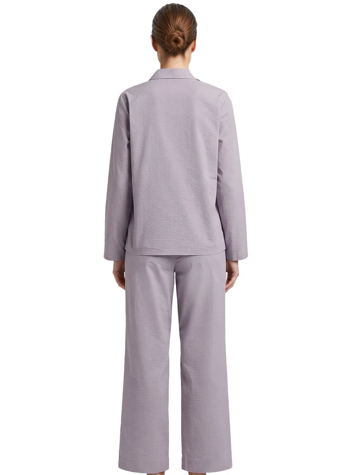 Seidensticker bodywear Damen Pyjama lang | 36-48 | Mauve Shadow/Shadow - Bild 2 von 3