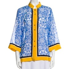Bob Mackie Wearable Art Silk Top