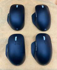 Lot of 4 Microsoft 1955 Ergonomic Wireless Bluetooth Mouse Matte Black-Pre-owned