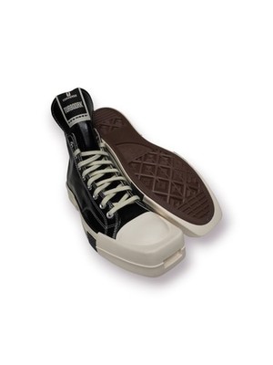 Size 12 - Rick Owens x Converse TURBODRK Chuck 70 High Black Lacquer