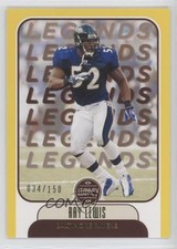 2021 Panini Legacy Legends Yellow 34/150 Ray Lewis #101 HOF 2qw