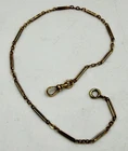 Vintage Gold Filled SIMMONS "Star" Pocket Watch Chain - 14" long -