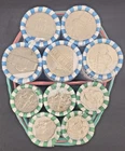5 Dime Rolls + 5 Nickel Rolls Unsearched OBW $35 FV Possible Silver