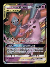 Espeon & Deoxys GX Ultra Rare Holo SM - Unified Minds 72/236 NM on eBay