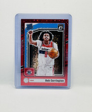 2024 Donruss Optic Red Fast Break Bub Carrington #/75 RC Rated Rookie Prizm #273