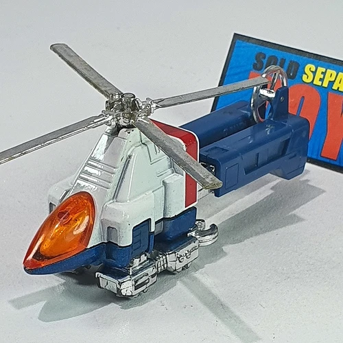 GoBots COP TUR FIGURE original 1983 Popy Bandai helicopter 100% COMPLETE Japan