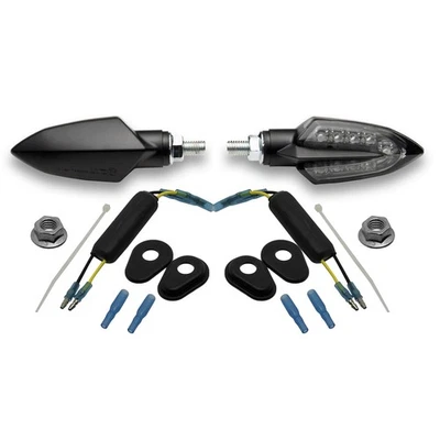 Kit Flèches LED Yamaha Originales Noires MT07 MT09 MT10 Tracer 7/9 - Photo 1/4