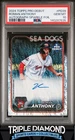2024 Topps Pro Debut Roman Anthony Auto Sparkle Foil #100/150 PSA 10 BNB73