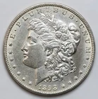 1898 $1 Morgan Silver Dollar - RAW - Nice Luster / Light Edge Toning