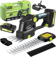 Cordless Hedge Trimmer-20V Electric Shrub Trimmer Grass Shears Handheld Grass Cu