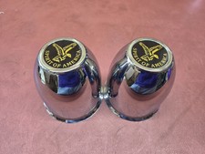 American Eagle Wheels Chrome Custom Wheel Center Caps Hubcap 3.75 Bore 4 Tall