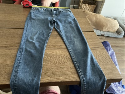 EUC HUDSON Jeans 28 Natalie Mid Rise Ankle Super Skinny Indigo stretch