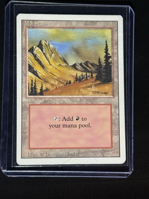 Magic Mountain Card (C) Revised Edition Regular Magic The Gathering MTG 