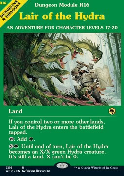 Magic/MTG Lair of the Hydra XAFR-356 Rare Englisch NM Foil