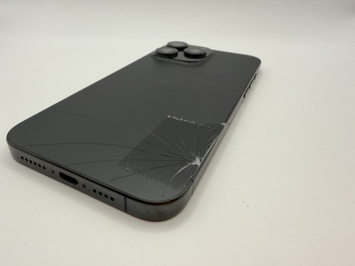 Apple iPhone 15 Pro Max Schwarz 256GB (Entsperrt) - Nie Repariert, Rückseite gesprungen - Bild 8 von 15