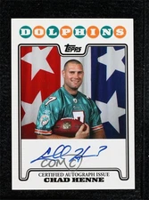 2008 Topps Rookie Premiere Auto Chad Henne #RPA-CH Auto RC
