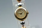 Vintage 1986 [Exc+4] Seiko Tisse 1E20-0070 Gold Quartz Women's Watch From JAPAN