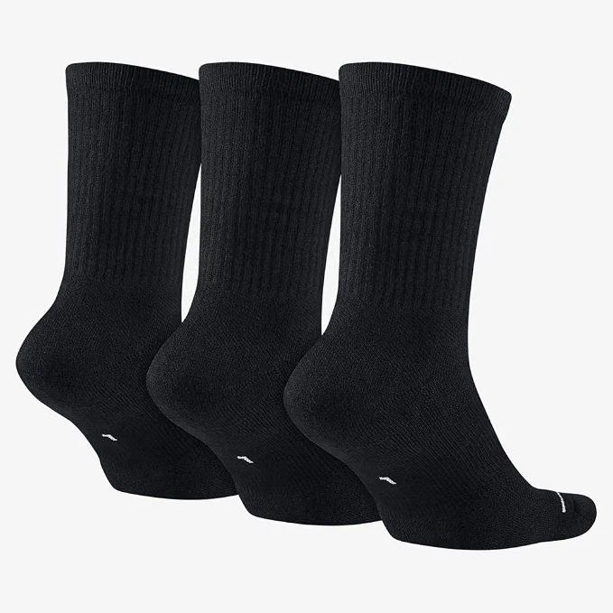 Nike Air Jordan Unisex Jumpman Crew Socken in Schwarz 3 Paar Model DX9632