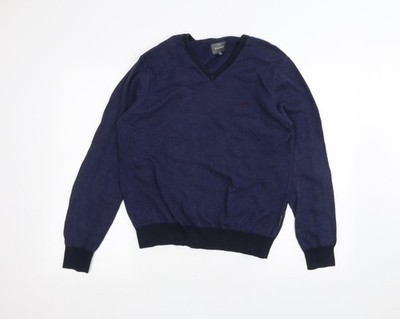 Blauer Pullover Pulli Herren UK Größe M Peter Worth