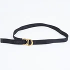 Christian Dior Jacquard Canvas Saddle Belt LIVE AUCTION