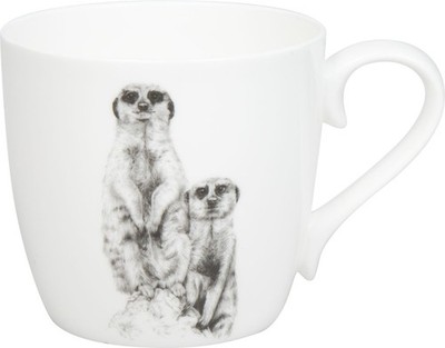 KÖNITZ 1120572957 Becher Amazing Animals - Erdmännchen 425 ml aus Bone China ...