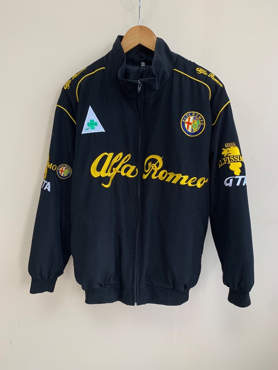 Vintage Alfa Romeo Racing Bomber Jacket , size L | eBay