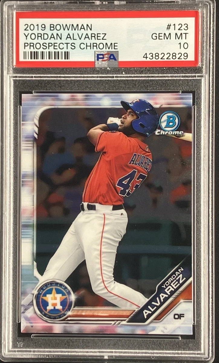 Bowman Yordan Alvarez 2019 #BCP-123 for sale | eBay