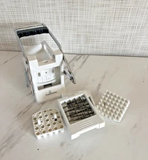 Culina French Fry Cutter Potato Vegetable Press with Stainless Steel Blades BxFF