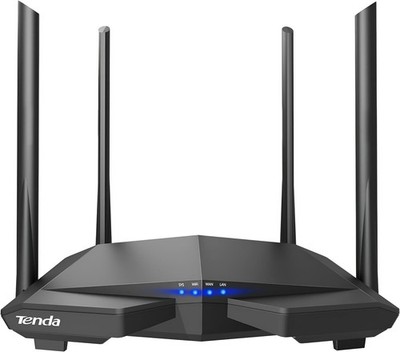 Tenda AC6 AC1200 Dual-Band WLAN-Router 1200 MBit/s 2,4Ghz & 5Ghz QoS Schwarz