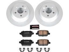 Rear Brake Pad and Rotor Kit For 2007-2008 Volvo S80 FWD TN476GS