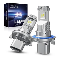 For Jeep Wrangler 2010-2021 LED Headlight High Low Beam Conversion Kit Bulbs