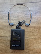 Sony Walkman WM-AF604/BF604 Cassette AM/FM MDR-W10 Radio Works Tape Doesnt Work
