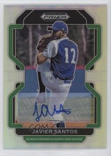 2022 Panini Prizm Draft Picks Silver Prizm Javier Santos #PDP211 0nr3