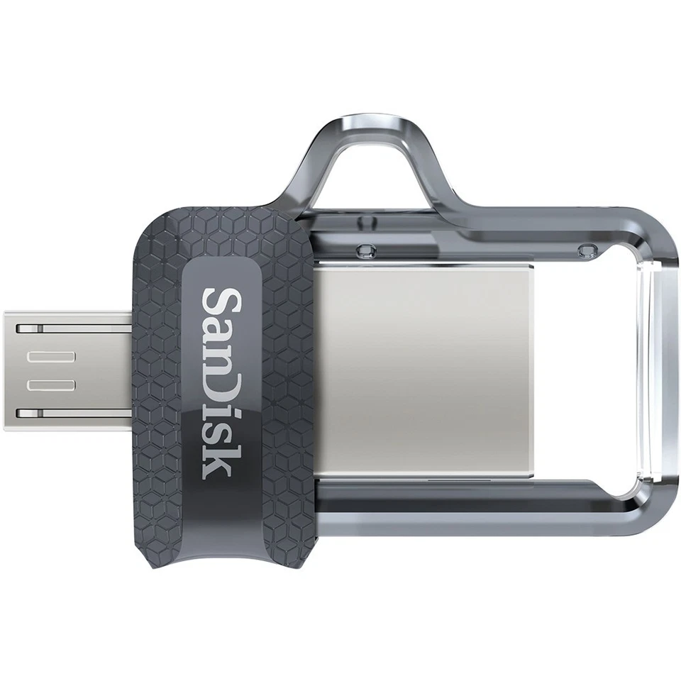SanDisk Ultra Dual m3.0 Chiavetta USB 64GB USB Type-A/Micro-USB 150MB/s - Immagine 2 di 4