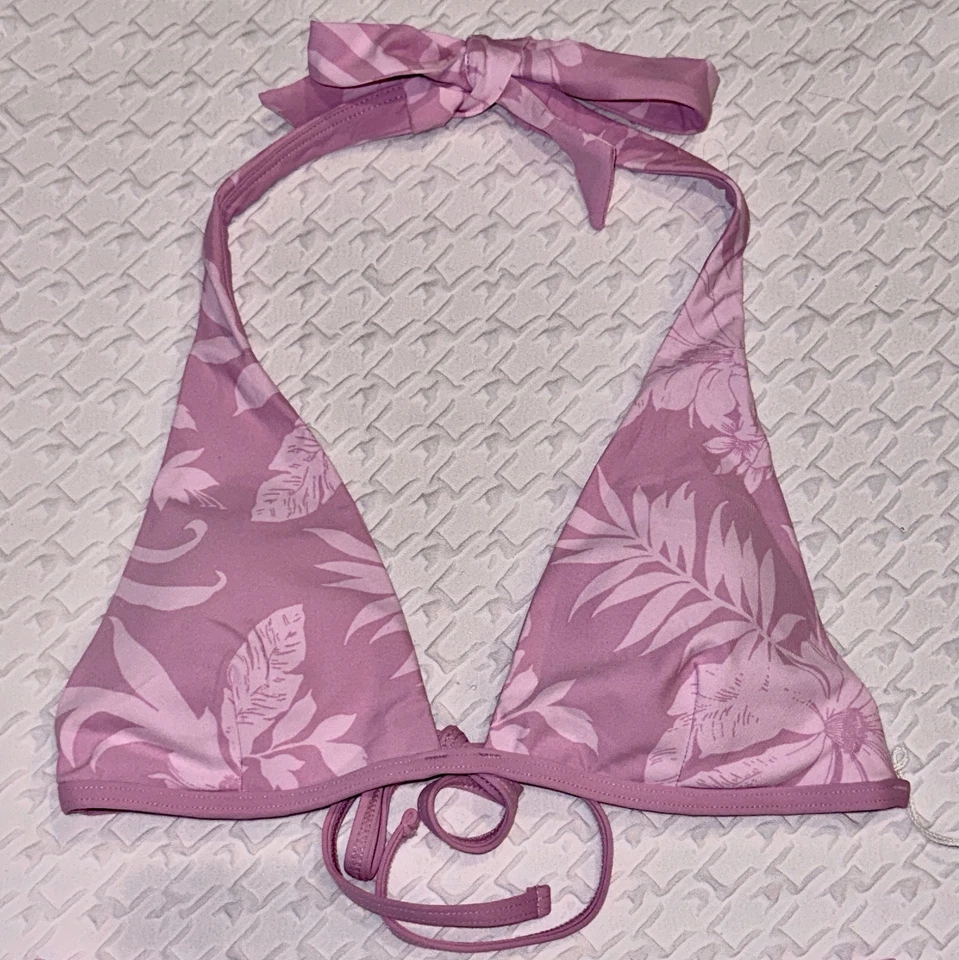 SWIM SYSTEMS Chalet Blossom Ayla Tri Halter Jade High Waist Swim Suit Womens S - Image 4 of 4