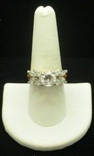 Sterling Silver Beautiful Multi-Stone Ring 9.0 FMU290