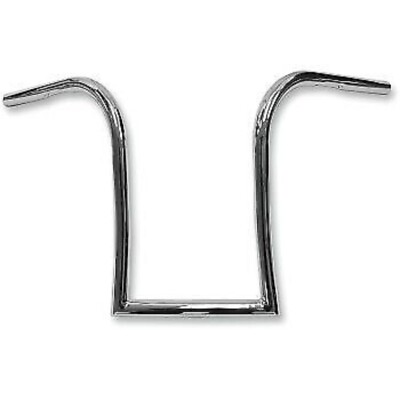 LA Choppers Chrome 1'' Nice Curves 14'' Ape Hanger Handlebars for Harley