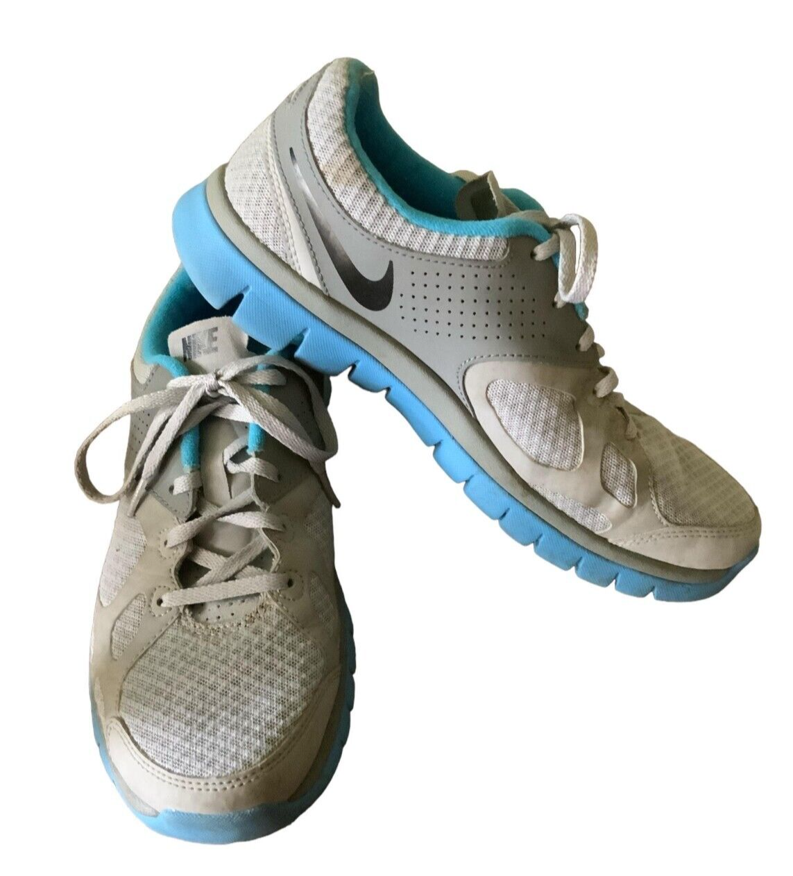 SAOLA Scarpa da corsa Nike Flex Athletic uomo 8 stringate grigio blu 512019 009