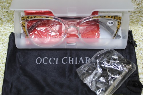 OCCI CHIARI 6.00 Reading Glasses Readers Spring Hinge LEOPARD W/ CASE & MORE - Picture 5 of 5