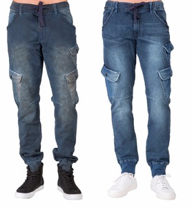 mens knit denim jeans
