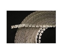 100' Light FLEXIBLE METAL TACK STRIP three-tooth, Upholstery-Made in USA