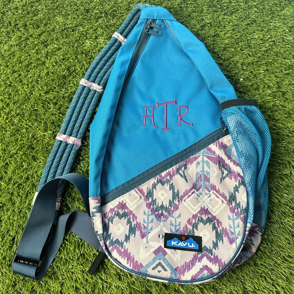 KAVU Mini Rope Pack Sling Crossbody Polyester Bag Ikat Print KAVU Colorful Bags & Handbags for Women for sale | eBay main image 2