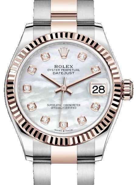 Наручные часы Rolex Lady-Datejust с ремешком из нержавеющей стали
