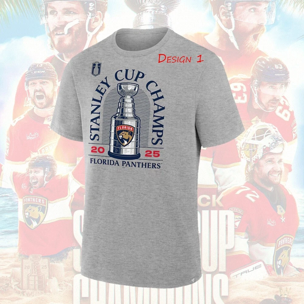 Florida Panthers 2025 Stanley Cup Champions One Side T-Shirt