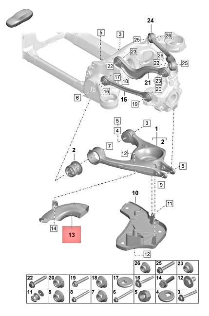 Genuine PORSCHE Taycan Y1A Air Duct For Brake Cooling Right 
