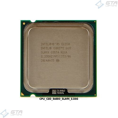 Intel Core 2 Duo E6550 2.33GHz SLA9X LGA775 Dual-Core CPU Working Pull    - 第 1/1 張圖片