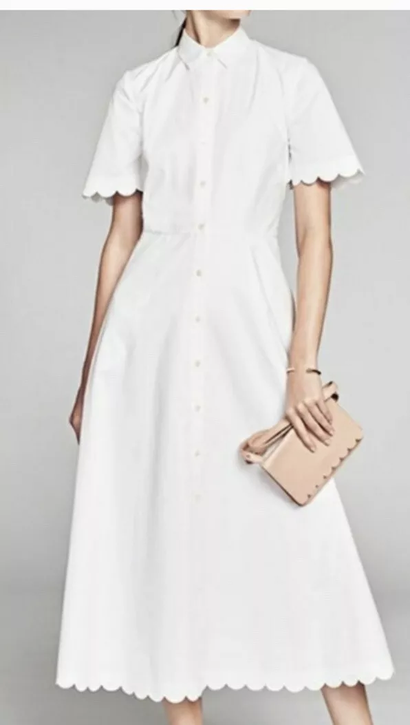 Banana republic cheap scallop dress