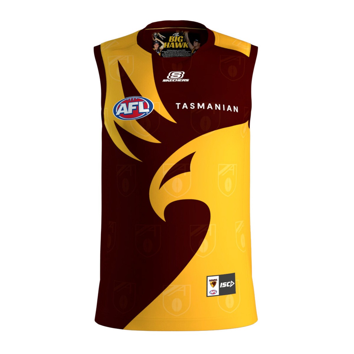 Hawthorn Hawks Retro Guernsey Sizes 2XL - 4XL Available AFL