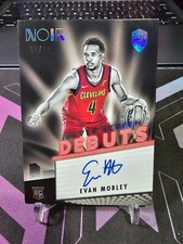 2021-22 Panini NOIR Evan Mobley Silver Screen Debuts Silver 04/49 Jersey Number!